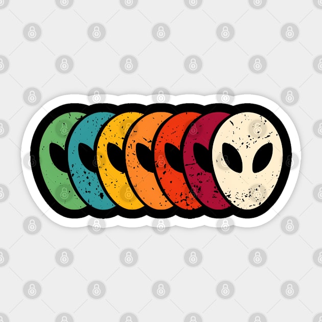 Invasion: Alien Face Sticker by MakerMind8.2
